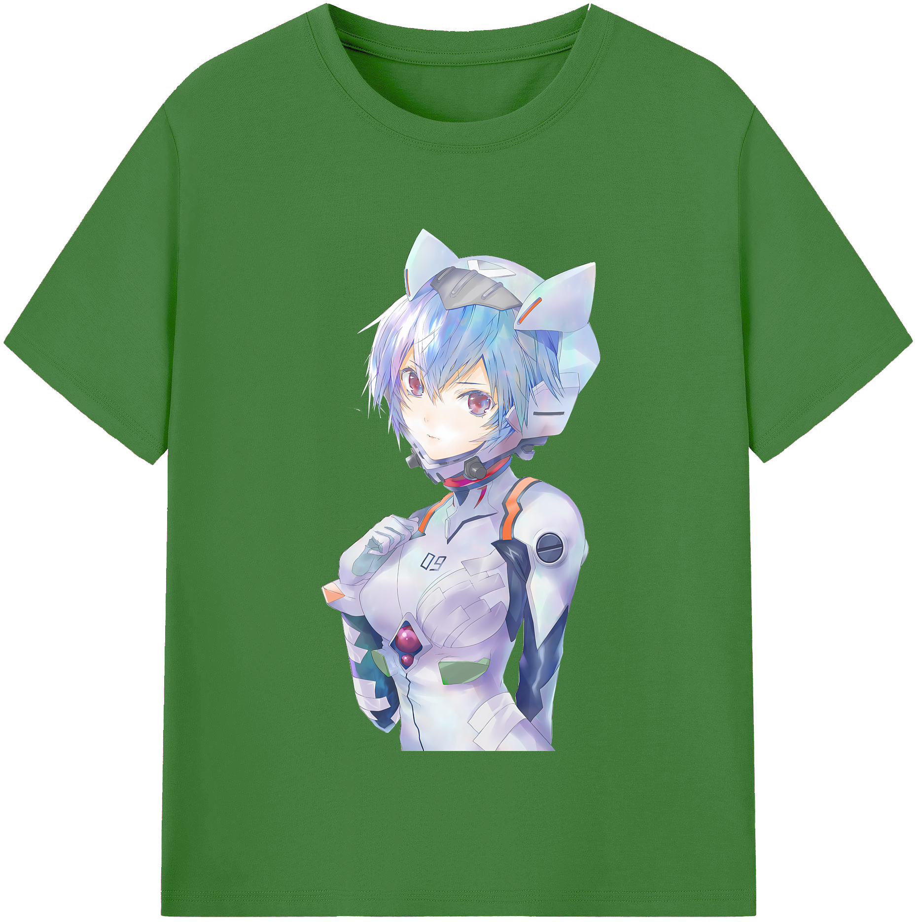 （画像用） EVA 新世紀エヴァンゲリオン レディースカジュアルプリントTシャツ（綿100％）
